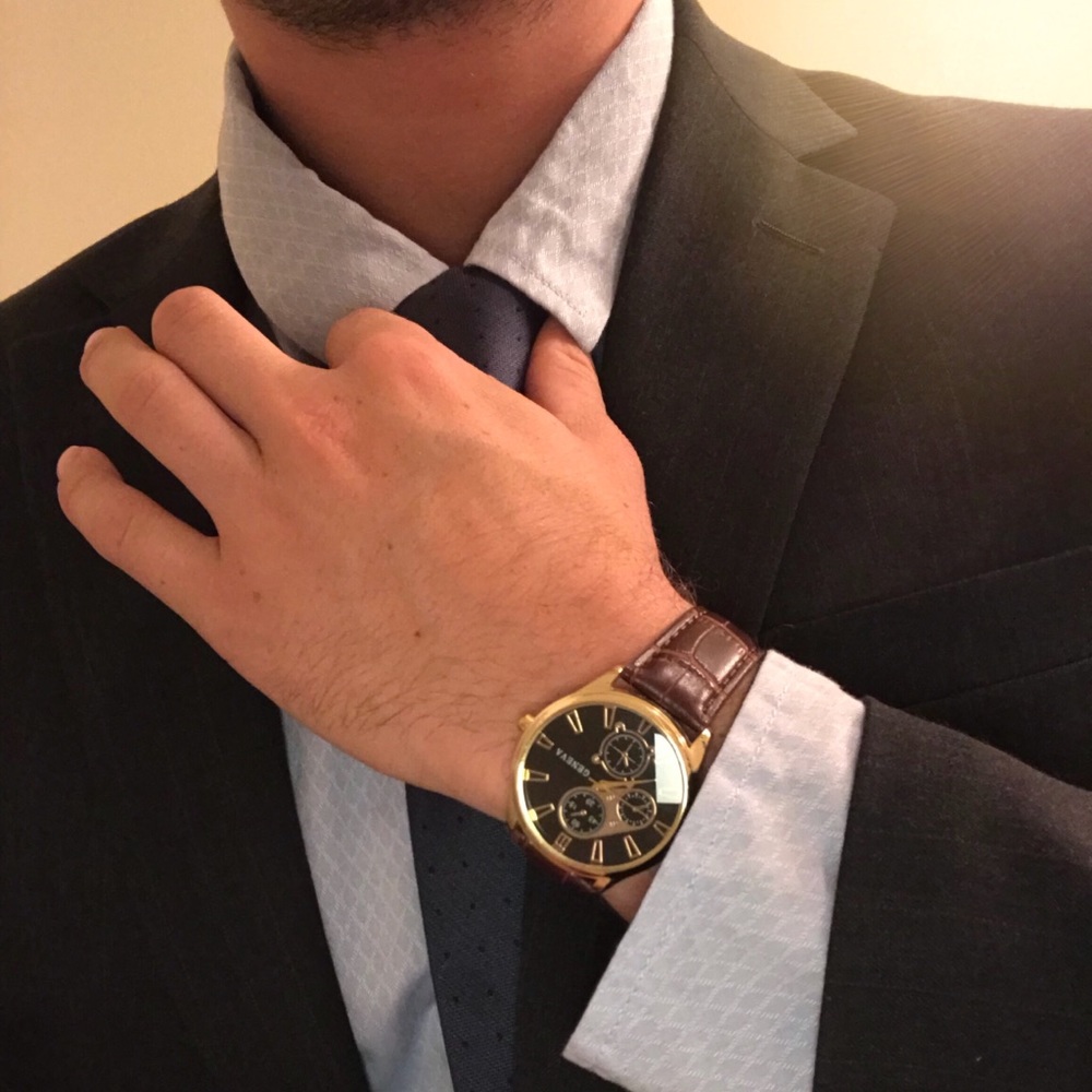 Geneva Cordovan watch